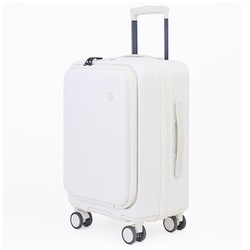 スーツケース ハードタイプ 旅行日数目安：2～3泊 37L/拡張時43L TSAロック搭載 機内持ち込み可 ミルキーホワイト TIERRAL TOMARU 2.0 S MILKY WHITE