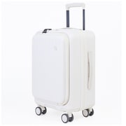 スーツケース ハードタイプ 旅行日数目安:2~3泊 37L/拡張時43L TSAロック搭載 機内持ち込み可 ミルキーホワイト TIERRAL TOMARU 2.0 S MILKY WHITE