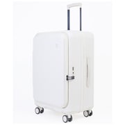 スーツケース ハードタイプ 旅行日数目安:6~7泊 70L/拡張時80L TSAロック搭載 ミルキーホワイト TIERRAL TOMARU 2.0 M MILKY WHITE