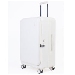 スーツケース ハードタイプ 旅行日数目安：8～9泊 86L/拡張時98L TSAロック搭載 ミルキーホワイト TIERRAL TOMARU 2.0 L MILKY WHITE