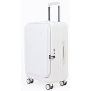 スーツケース ハードタイプ 旅行日数目安:4~5泊 53L/拡張時61L TSAロック搭載 ミルキーホワイト TIERRAL TOMARU 2.0 S+ MILKY WHITE