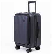 スーツケース ハードタイプ 旅行日数目安:2~3泊 37L/拡張時43L TSAロック搭載 機内持ち込み可 ブラック TIERRAL TOMARU 2.0 S BLACK