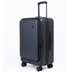 スーツケース ハードタイプ 旅行日数目安：6～7泊 70L/拡張時80L TSAロック搭載 ブラック TIERRAL TOMARU 2.0 M BLACK