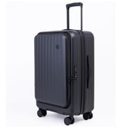 スーツケース ハードタイプ 旅行日数目安:6~7泊 70L/拡張時80L TSAロック搭載 ブラック TIERRAL TOMARU 2.0 M BLACK