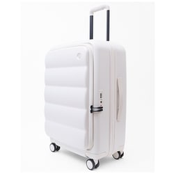 スーツケース ハードタイプ 旅行日数目安：6～7泊 63L/拡張時74L TSAロック搭載 パールホワイト TIERRAL PUFFER M PEARL WHITE
