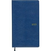 限定 2025年4月始まり Appoint(アポイント) 1ヶ月ブロック 日曜始まり 薄型 手帳サイズ ブルー E1162