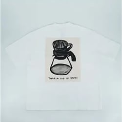 AGprinttshirtaSCs [プリントTシャツ コーヒーサーバー Sサイズ（155cm～175cm）]