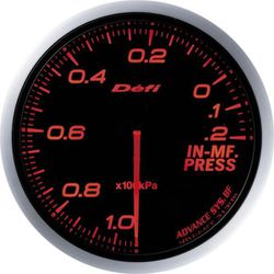 日本精機 Defi（デフィ） メーター Defi-Link ADVANCE BF インテークマニホールドプレッシャー計 アンバーレッド DF10102