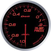 日本精機 Defi(デフィ) メーター Defi-Link ADVANCE BF インテークマニホールドプレッシャー計 アンバーレッド DF10102