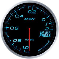 日本精機 Defi（デフィ） メーター Defi-Link ADVANCE BF インテークマニホールドプレッシャー計 ブルー DF10103
