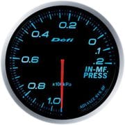 日本精機 Defi(デフィ) メーター Defi-Link ADVANCE BF インテークマニホールドプレッシャー計 ブルー DF10103