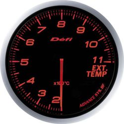 日本精機 Defi（デフィ） メーター Defi-Link ADVANCE BF 排気温度計 アンバーレッド DF10602