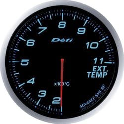 日本精機 Defi（デフィ） メーター Defi-Link ADVANCE BF 排気温度計 ブルー DF10603