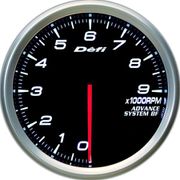 日本精機 Defi(デフィ) メーター Defi-Link ADVANCE BF タコメーター 80φ 9000rpm ホワイト DF10901