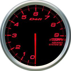 日本精機 Defi（デフィ） メーター Defi-Link ADVANCE BF タコメーター 80φ 9000rpm アンバーレッド DF10902