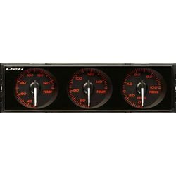 日本精機 Defi（デフィ） メーター DIN-Gauge Style21 白指針/黒文字板/赤照明 DF14402