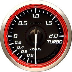 日本精機 Defi（デフィ） メーター Racer Gauge N2 Plus 52φ ターボ計 レッド DF19102