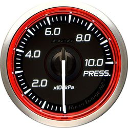 日本精機 Defi（デフィ） メーター Racer Gauge N2 Plus 52φ 圧力計 レッド DF19202