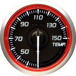 日本精機 Defi（デフィ） メーター Racer Gauge N2 Plus 52φ 温度計 レッド DF19302