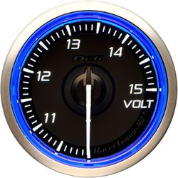 日本精機 Defi（デフィ） メーター Racer Gauge N2 Plus 52φ 電圧計 ブルー DF19401