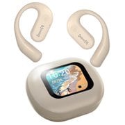 完全ワイヤレスイヤホン オープンイヤーイヤホン Bluetooth対応 アイボリー SuperEQ 802