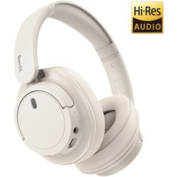 ワイヤレスヘッドホン Bluetooth対応 アイボリー SuperEQ V16