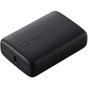 モバイルバッテリー 10000mAh PD 30W 入出力(USB Type-C×1) 出力(USB-A×1) 2台同時充電可 PSE適合 ブラック DE-C69L-10000BK