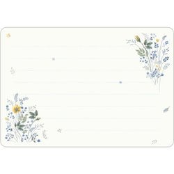 ミニレターセット 青と黄の小花 MLS-139