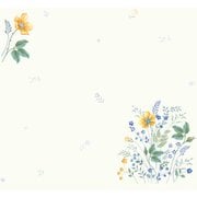 ブロックメモ 青と黄の小花 WP-090