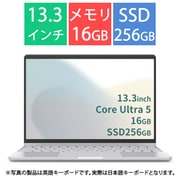 ノートパソコン/FMV Note C/13.3型/Core Ultra 5 プロセッサー 134U/メモリ 16GB/SSD 256GB/Windows 11 Home/Office Home and Business 2024/スモークグレー FMVCZSK1SA