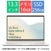 ノートパソコン/FMV Note C/13.3型/Core Ultra 5 プロセッサー 134U/メモリ 16GB/SSD 256GB/Windows 11 Home/Office Home and Business 2024/エクルベージュ FMVCZSK1EA