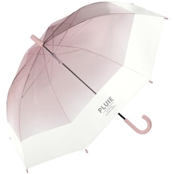 子供用傘 50cm ジャンプ式 キッズグラデーションバイカラービニール ピンク 335-004
