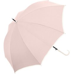 長傘 60cm ジャンプ式 8K無地 ピンクベージュ 715-063