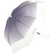 113-020 [長傘 60cm ジャンプ式 グラデーションバイカラー ネイビー]