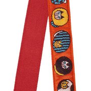 レピヤンリボン オリボンカメラストラップ 猫 レッド RR-3005-03