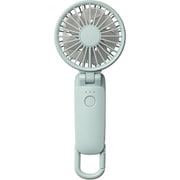 Silky Wind Mobile 3.2 ハンディ扇風機 二重反転ファン 大風量 アウトドア カラビナ付き ミズイロ 9ZF040RH04