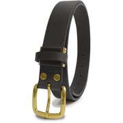 21969001 [Lee 0120597 30mm レザーナロー ベルト BLK]