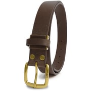 21969001 [Lee 0120597 30mm レザーナロー ベルト DBRN]