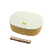 きちじつ 木目一段弁当 アイボリー・柴犬 610ml 412301