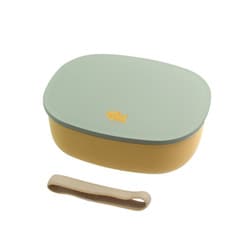 きちじつ 木目一段弁当 ミント・たい焼き 610ml 412318