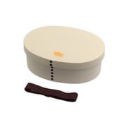 きちじつ わっぱ小判弁当M アイボリー・たい焼き 550ml 413308