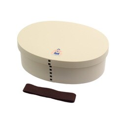 きちじつ わっぱ小判弁当L アイボリー・お相撲さん 800ml 413209