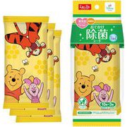 ディズニー おでかけ 除菌 シート アルコール不使用 10枚入×3個 (くまのプーさん) 弱酸性 日本製 無添加 E01381