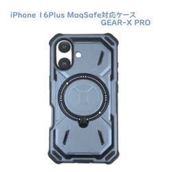 RM-7808-16PLBL [iPhone 16 Plus用 MagSafe対応 リング付き ケース GEAR-X PRO]