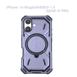 RM-7808-16PP [iPhone 16用 MagSafe対応 リング付き ケース GEAR-X PRO]