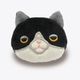 MOKB-0080MH もちシリーズ フェイスぬいぐるみバッジ もちねこ（ハチワレ）