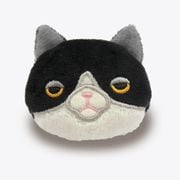 MOKB-0080MH もちシリーズ フェイスぬいぐるみバッジ もちねこ(ハチワレ)
