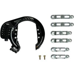 GR520HL ヘルメットロック大型ボタン式リング錠 BK 68276