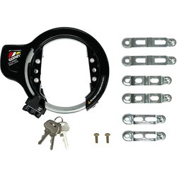 GR750HL ヘルメットロック大型シリンダー式リング錠 BK 68278
