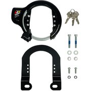 GR753HL ヘルメットロック大型シリンダー式リング錠V BK 68279